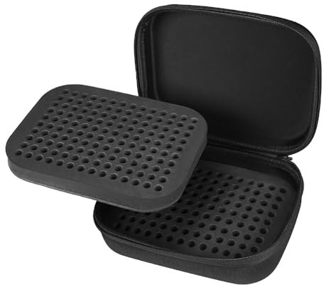 280 Runde Munitionsaufbewahrungsbox, 9 mm Kugelaufbewahrungsbox Tragbare Zweilagige Munitionskiste für Munitions Geschosse