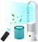 Ventilateur Tour Sans Pales, ULTTY Ventilateur Colonne Purificateur D'air Silencieux Avec Télécommande, Hauteur 80 cm, Tower Fan pour Chambre à Coucher, Bureau, CR022 Blanc
