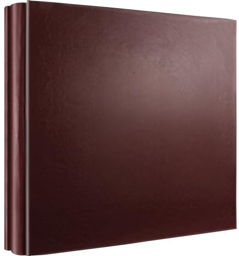 Album photo de 15 x 10 cm pour 600 photos, couverture en cuir pour mariage et famille, peut contenir 600 photos portrait et horizontales (marron)