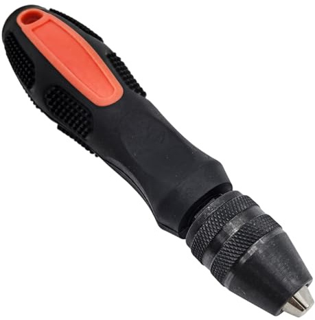 Handborr med skruvstäd 0,5–8 mm mini manuellt roterande borrverktyg för smyckestillverkning trä harts metallplast hantverk med bekvämt grepp och precisionsdesign