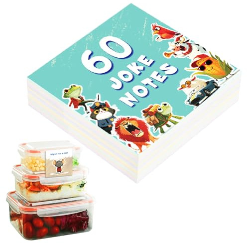 Generisch Note per il pranzo, 8,2 x 8,2 x 1 cm, 60 fogli di note motivazionali per la scuola, biglietti di conferma , incoraggiamento quotidiano, affirmazione, cura, aule, genitori, ragazze
