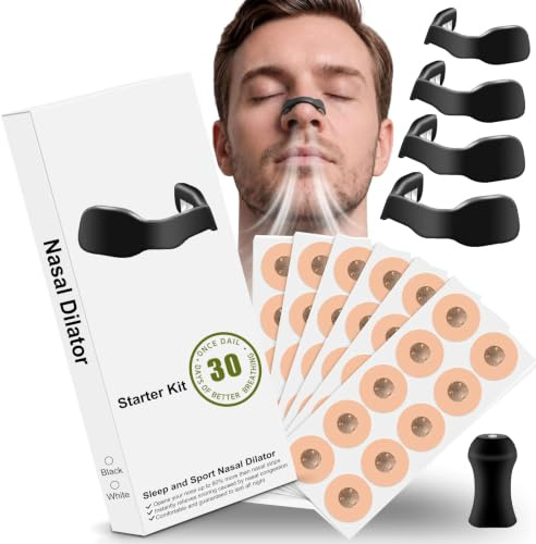 Magnetic Nasal Dilator, 60Pack Magnetic Nasal Strips for Snoring | Magnetic Nose Strip, Comfort Wear, Boost Oxygen for Better Sleep & Sports Performance,Snoring Strips Aids for Men and Women
