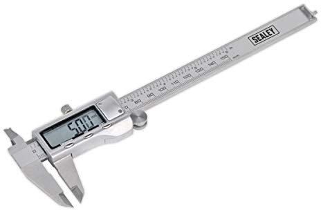 Sealey Ak9621Ev Digital Vernier Caliper 0-150Mm/0-6 Stainless Steel