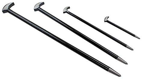 US PRO Tools 4pc Heel Bar Set Podgers Pry Bars Toe 150, 300, 400, 500mm 6857