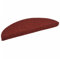 homiuse Selbstklebende Treppenmatten 10 STK. Rot 56x17x3 cm Nadelvlies Treppenstufen Matten Modern Stufenteppich Stufenmatten Innen Treppenstufen Antirutsch Treppenstufen Schutz Warm & Komfortabel