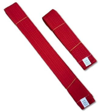 Martial Arts Red Belt, Karate, Taekwondo, Judo, Kickboxing, Adult 280cm and Children Sizes 150cm (Kids 150cm)