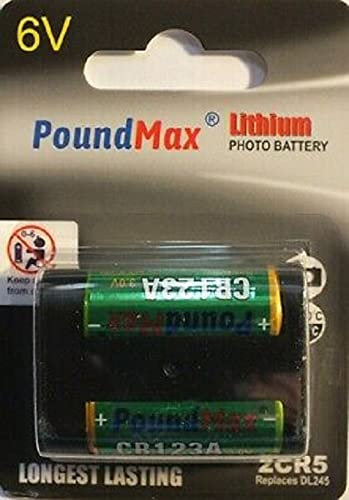 2CR5 Camelion 6 V Lithium-Ion Photo Battery High Capacity by PoundMax