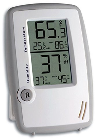 TFA Dostmann 30.5015 Indoor Digital Thermometer Hygrometer Room Control (grey)