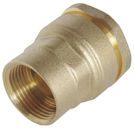 SOMATHERM FOR YOU, Raccord laiton droit pour tube PE Ø32 mm - Femelle 1 - Résistant jusqu'à 20 bars - Température -10° à +80°C - Joint torique EPDM - Norme ACS - Garantie 5 ans