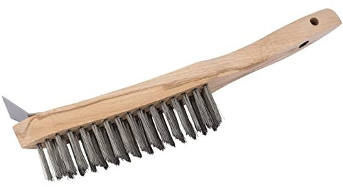 Draper tools 36176-310 millimetri spazzola metallica metallo resistente 4 fila con raschietto