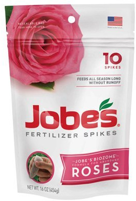 (5) packs Jobes 04102 10 Pack Slow Release Rose Fertilizer Spikes