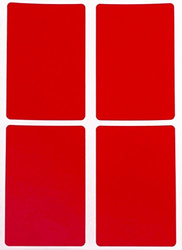 Royal Green Rectangle Label 7.5 cm x 5 cm (75 mm x 50 mm) Colored Coded Labels Inventory Stickers in Red with Stronger Adhesive - 200 Pack
