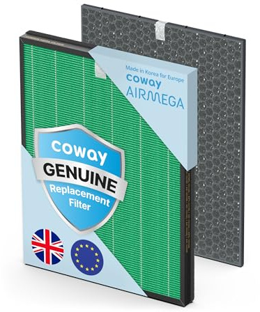 Coway Filter set for air purifier AP-1220B Airmega Jet, Genuine Filter - GreenHEPA Designed for Europe, Made in Korea