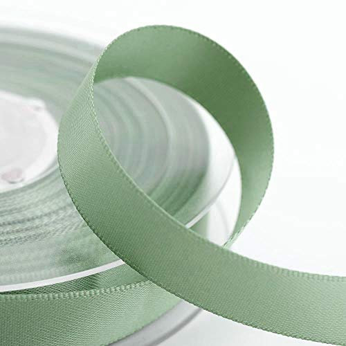 Italian Options Satinband, 3 mm breit x 50 m Rolle, salbeigrün