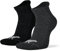4 Paar, Merino Outdoor Socken kurz für Damen und Herren, Performance Wandersocken bis Knöchel, gepolstert, keine Blasen, weiche Sohle, atmungsaktiv schwarz grau - Funktionssocken, Trekking, Sport
