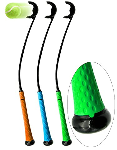 Petopedia 1x 65cm Long Dog Ball Launcher for Dogs with DOG BALLS Dog Toys Dog Ball Thrower Slinger Tennis Balls for Dogs Strong Hands free Pick Up (25 Long)