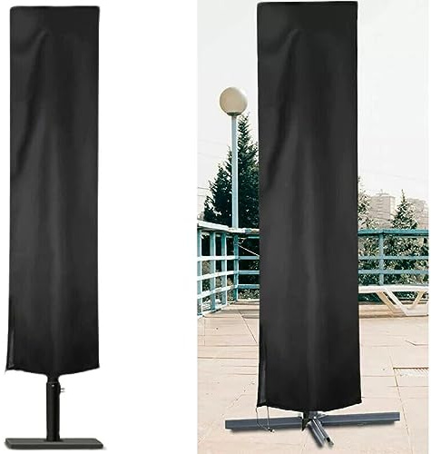 Copertura Per Ombrellone Da Giardino,Copertura Per Ombrellone Con Palo Telescopico,Impermeabile,Antivento,Anti Polvere,Antistrappo,Per La Protezione Dell'ombrellone Da Spiaggia/giardino ( Misurare : U