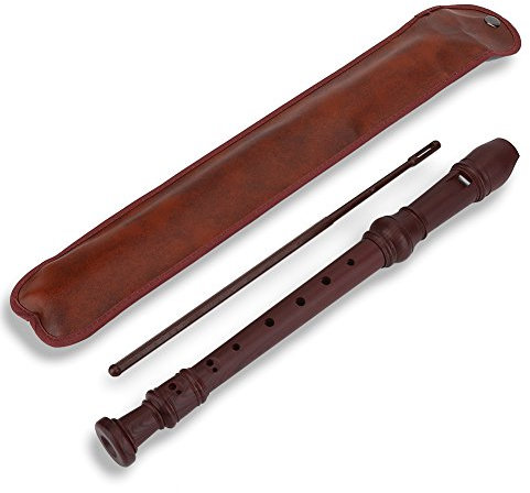 Blockflöte, 8 Löcher, Hohe Tonhöhe, Sopran-Kunststoff-Höhenblockflöte, Rohrrohrinstrument für Kinder, Anfänger