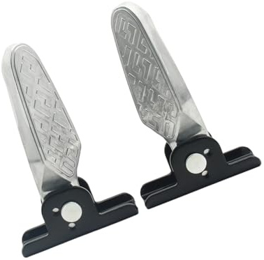 Beimus Pedales plegables antideslizantes para bicicleta eléctrica. Cuenta con materiales de alta elasticidad que reducen la fatiga y mejoran la conducción. Pedales plegables cómodos para bicicleta