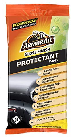 Armor All Lingettes Tableau de Bord Fini Brillant Lot de 20