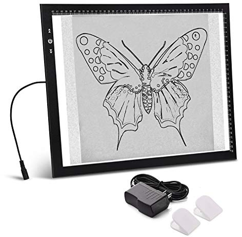 HSK A3 Tavoletta Luminosa Cornice in Alluminio Touch Dimmer Pulsante di Blocco/sblocco 10W Super Bright 6000 Lux