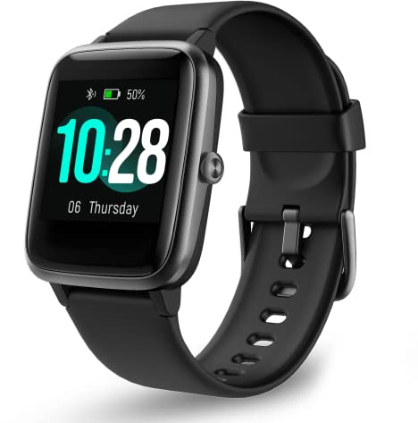 OCTANDRA Move VeryFitPro Smart Watch HR Heart Rate Sleep Monitor IP68 Waterproof Activity Fitness Tracker Step Counter Pedometer Exercise Running Watch Fitness Watches for Men & Women (ID205L) (Black)