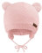 SEYUFN Babymütze, für Jungen und Mädchen, gestrickte Hündchen für Babys und Kleinkinder, mit Fleece-Futter, 0-36 Monate(Rosa,0-6 Monate)