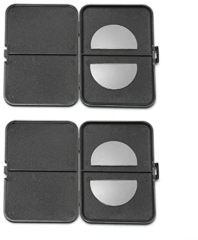 OKH 2 Pairs Stick-on Bifocal Lenses Reader 3.00, Reusable Stick On Adhesive Magnifying Reading Lenses for Sunglasses/Sport Glasses/Ski Goggles, No Water Needed