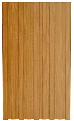 vidaXL 36x Panel de Tejado Plancha Lámina de Techo para Garaje Caseta Placa Cobertizos Establos Casas Móviles Acero Galvanizado Color Madera 80x45 cm