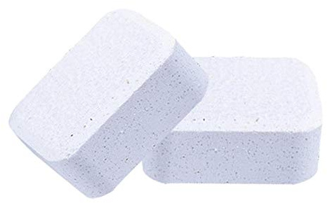 FASE Paquete de 20 tabletas automáticas para cuencos, tabletas efervescentes limpias para tanque de baño, olor a limón de larga duración