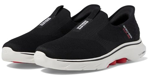 Skechers Go Walk 7 Easy on 2 Herren-Sneaker, Schwarz, 44 EU