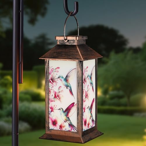 Gifts for Women Solar Hanging Lantern Waterproof Outdoor Garden Decor