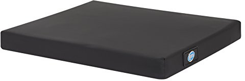 Lacura Q-Gel Cushion, 18 x 16 x 2, Gel Padded Cushion for Seats, Wheelchairs, and Cars, 2 Density Foam Padding with Antimicrobial Vinyl Cover, Provides Pain Relief and Support for the Legs and Back