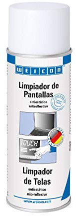 WEICON Limpiador de Pantallas | 200 ml | De pantallas táctiles, laptops, smartphones, TV, LCD y mucho más |Blanco