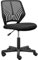 Yaheetech Bürostuhl Schreibtischstuhl ohne Armlehnen Drehstuhl mit Rücklehne Arbeitsstuhl höhenverstellbar 136 kg belastbar 50 x 55 x 79-92 cm Schwarz