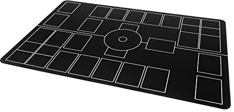 Minimalistisk gummimatta för 2 spelare kompatibel med Pokemon 69x45 cm