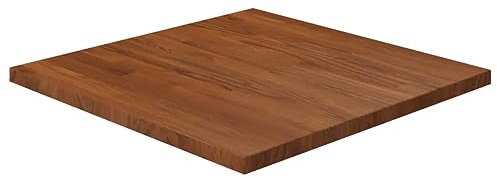 vidaXL Tischplatte Quadratisch Dunkelbraun 60x60x2,5cm Eiche Behandelt