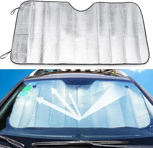 LXXCCC Auto Sonnenschutz für Frontscheibe Innen für VW Caddy (2015-2021), Auto Faltbarer Sonnenblende Vorne, Blockiert UV Frontscheibenabdeckung Sonnenschirm,Type-B