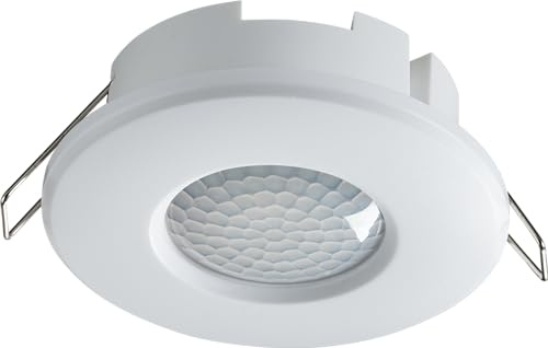 IP20 360° 2 in 1 PIR Sensor - Surface or Recess Mounting - White
