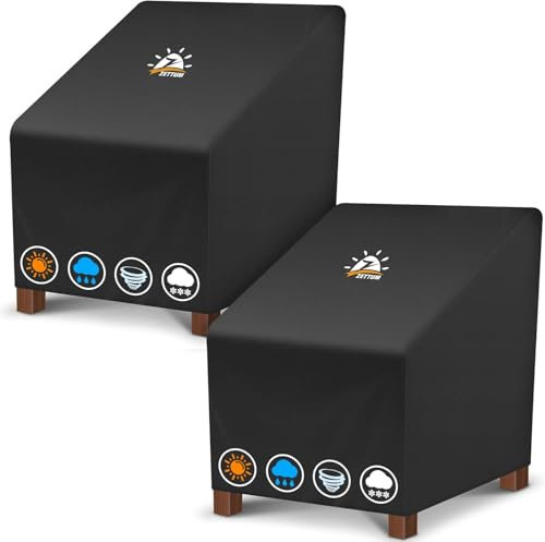 Zettum 2 coperture 89x96x78 cm, poliuretano Oxford 600D, impermeabile e resistente, 4 coperture con fibbia intelligente