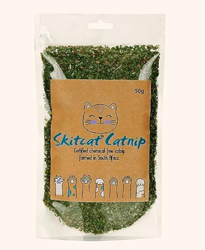 SkitCat Catnip -Premium quality Catnip - Super strong, Sustainably Farmed and Chemical Free (50, Grams)