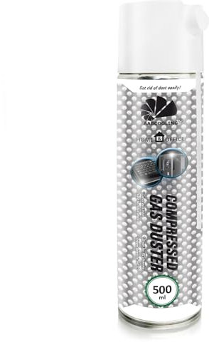 AABCOOLING 1 x 500ml Home&Office Druckluftspray K1 Luft-Druck Compressed Air, Staubgebläse, Büromaterial, Reinigungsgeräte, Luftspray PC Rainingung, Pressluft Dose, Tastatur, Spielekonsolen