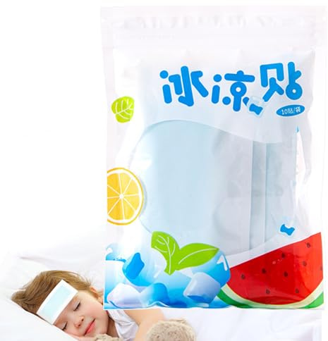 manhegari Cool Patches – Lot de 10 autocollants à compression froide | Patchs rafraîchissants pour sports de plein air, camping, randonnée, marche, pêche