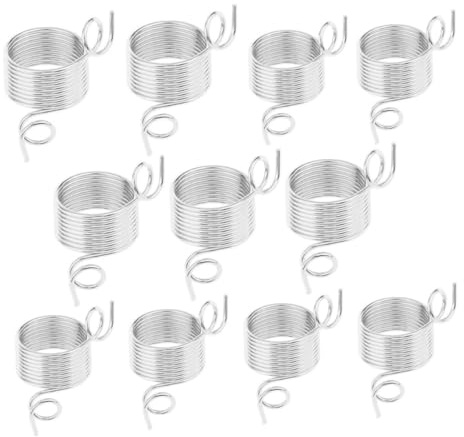 ARTSEWPLY Anelli per Maglieria in Acciaio Inox 12 Pezzi Anelli Intrecciati per Uncinetto e Cucito Set Leggero e Compatto per Avvolgere Filato Accessori per Lavori a Maglia Fai da Te e