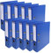 Exacompta 53752E 10er Pack Premium PVC-Ordner Prem´Touch. 7 cm breit DIN A4 Ringordner Aktenordner Briefordner Büroordner Plastikordner Schlitzordner dunkelblau