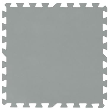 Bestway | Pool-Bodenschutzfliesen Set | XL-Pack 18 Stück á 50 x 50 cm | bis zu 4,5 m² | Grau | idealer Schutz für Pool & Rasen