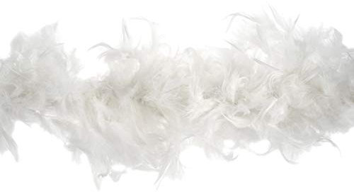 Trimits TD0075 Marabou-Federboa, Weiss, 1.8 metre x 12 cm