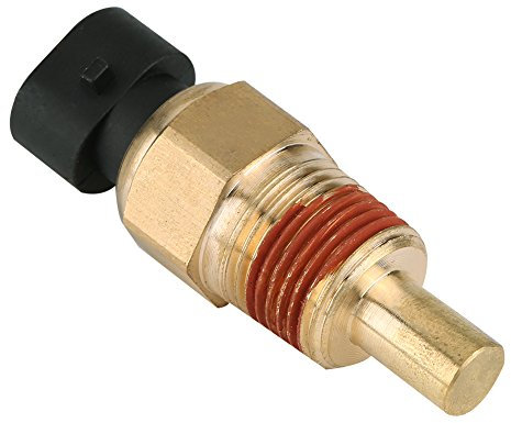 Keenso Capteur Sonde de Température, Interrupteur de Capteur de Température de Liquide de Refroidissement du Moteur de Voiture en Plastique et Laiton