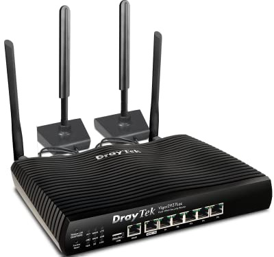 DrayTek Vigor 2927Lac - LTE-Serie - 4G LTE Embedded Dual-WAN VPN Firewall Router für schnelle Internetverbindung, V2927Lac-DE-AT-CH