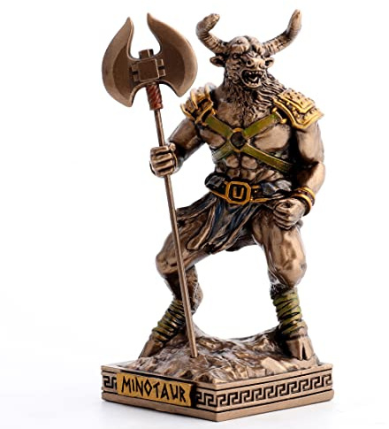 Veronese Design Minotaur Creature of The Labyrinth Resin Hand Painted Miniature Figurine